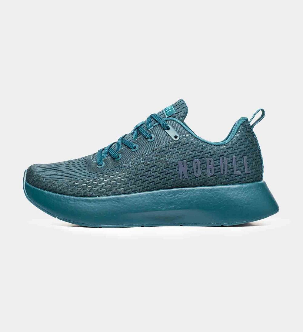 Men NOBULL JOURNEY Running Shoes Deep Teal Rainbow | OYWXN-9816