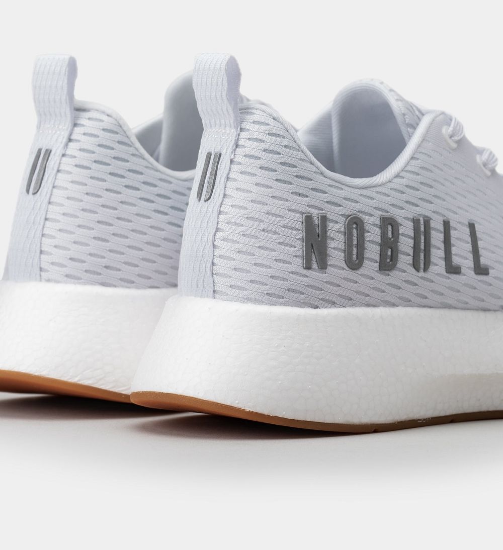 Men NOBULL JOURNEY Running Shoes White | HJZOR-8971