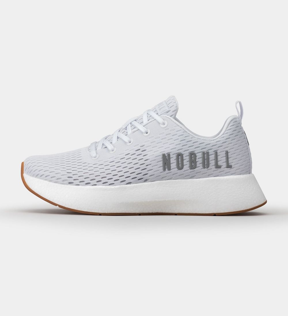 Men NOBULL JOURNEY Running Shoes White | HJZOR-8971