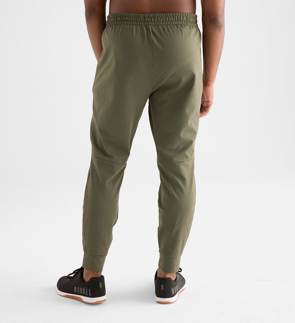 Men NOBULL Jogger Pants Army Green | PAYBL-7536