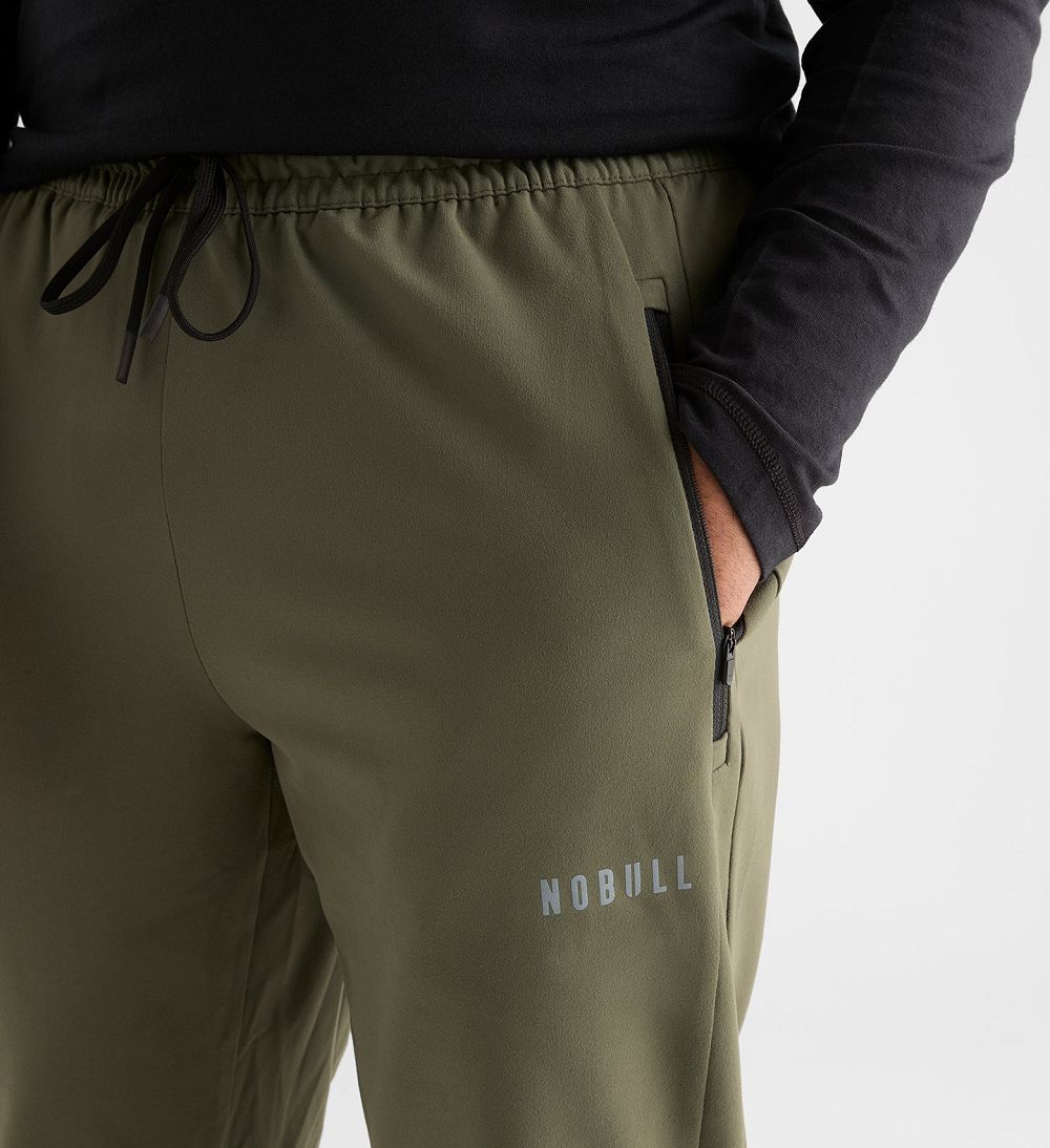 Men NOBULL Jogger Pants Army Green | PAYBL-7536