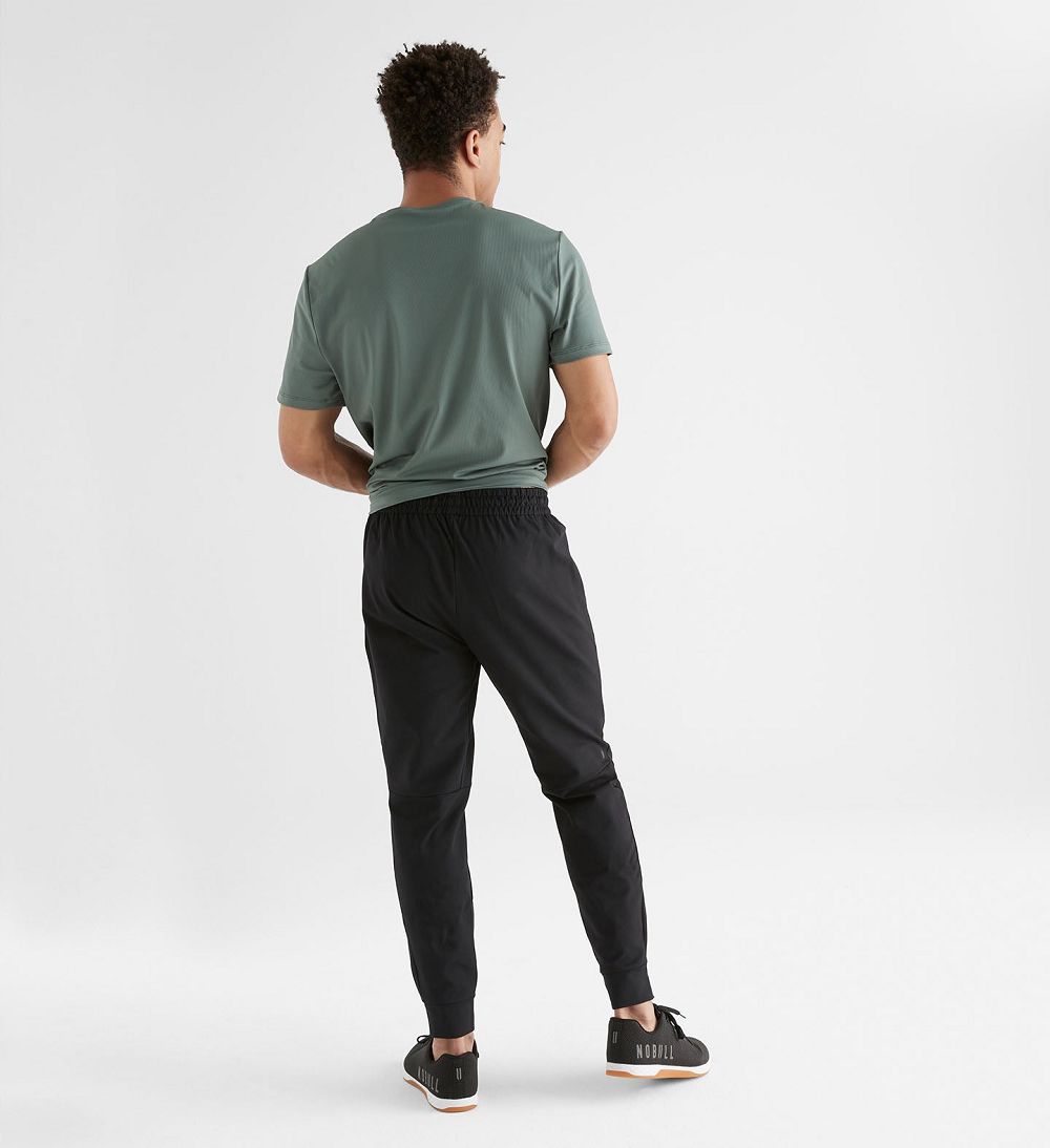 Men NOBULL Jogger Pants Black | MVKZE-2730