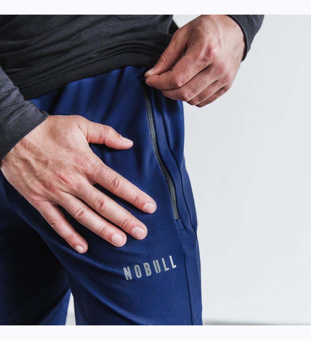 Men NOBULL Jogger Pants Deep Navy | LVHCO-3529