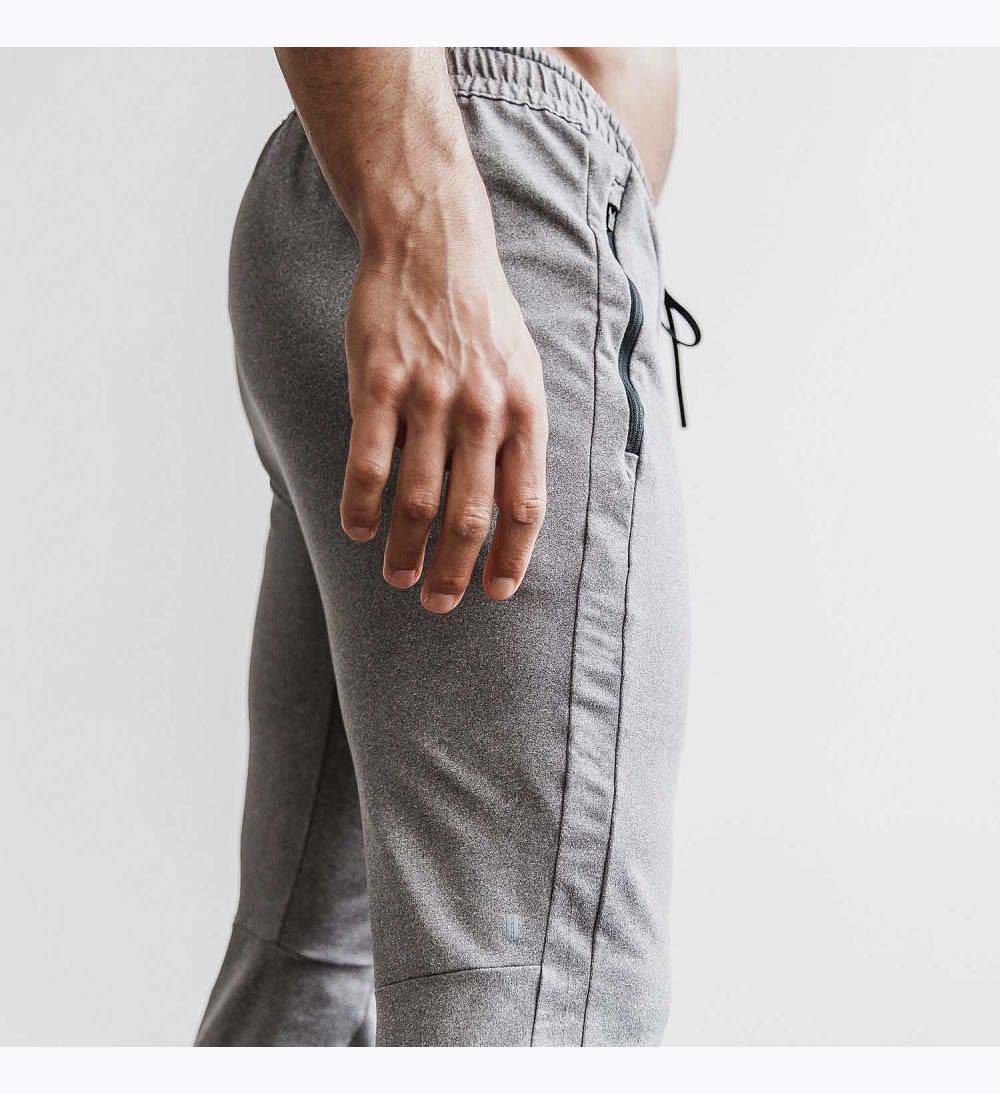 Men NOBULL Jogger Pants Heather Grey | HNJWI-8523