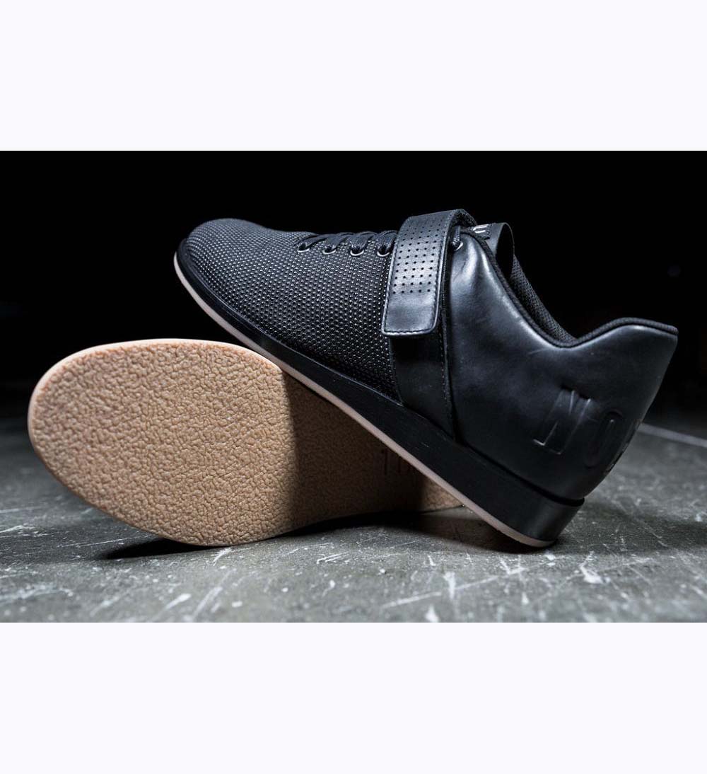 Men NOBULL Lifters Shoes Black | XQLIM-7103