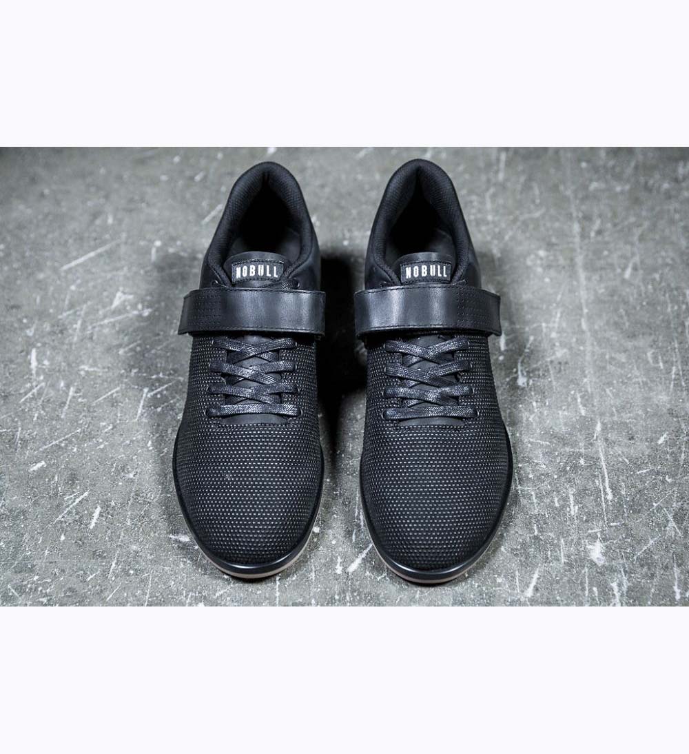 Men NOBULL Lifters Shoes Black | XQLIM-7103