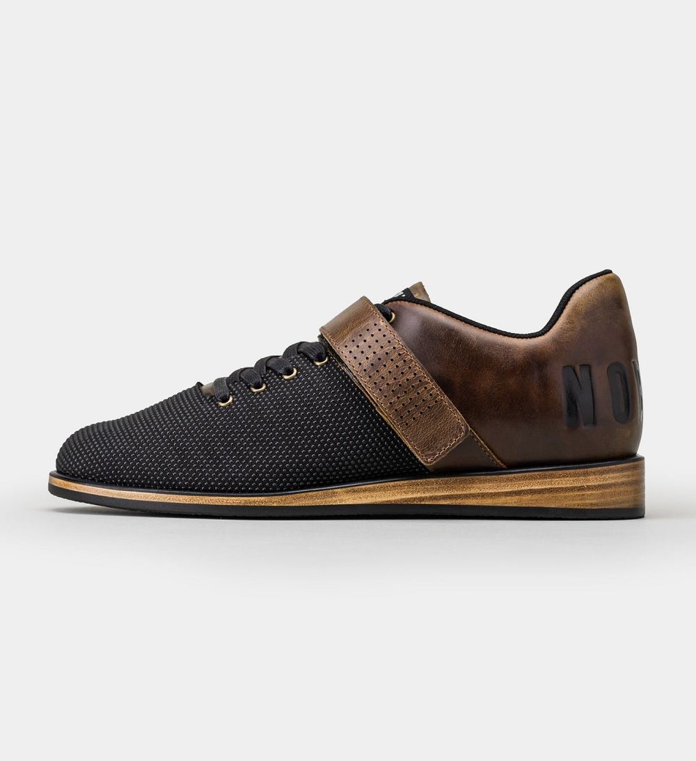 Men NOBULL Lifters Shoes Coffee | DNYEV-2371