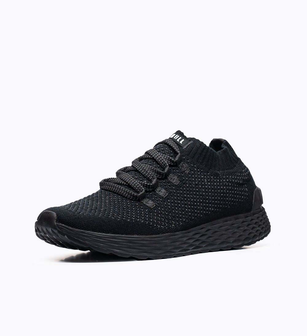 Men NOBULL Merino Wool ASPIRE Running Shoes Black | LUSEG-0857