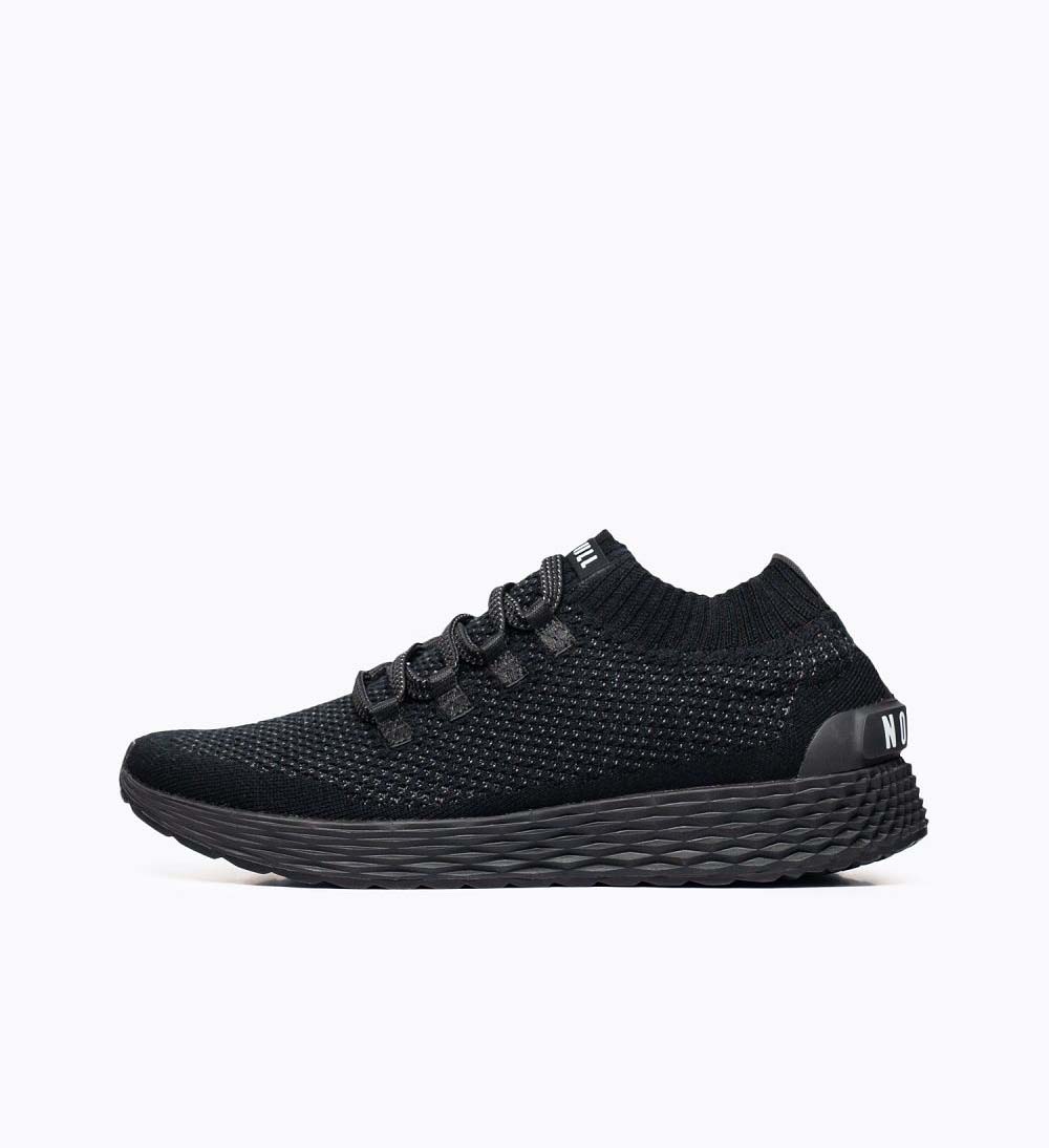 Men NOBULL Merino Wool ASPIRE Running Shoes Black | LUSEG-0857