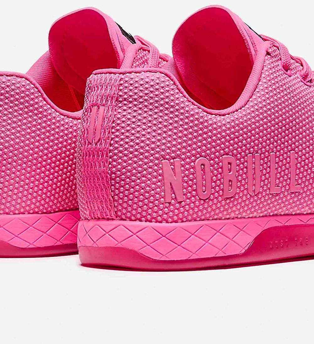 Men NOBULL Neon OUTWORK Training Shoes Neon Pink | LNSTQ-2761