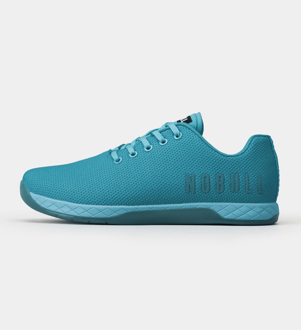 Men NOBULL Neon OUTWORK Training Shoes Neon Blue | FETBL-7035