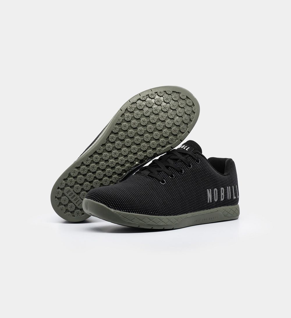 Men NOBULL OUTWORK Training Shoes Black Ivy | RQOWY-0186