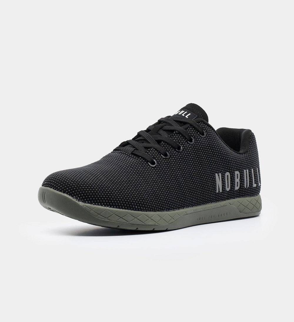 Men NOBULL OUTWORK Training Shoes Black Ivy | RQOWY-0186