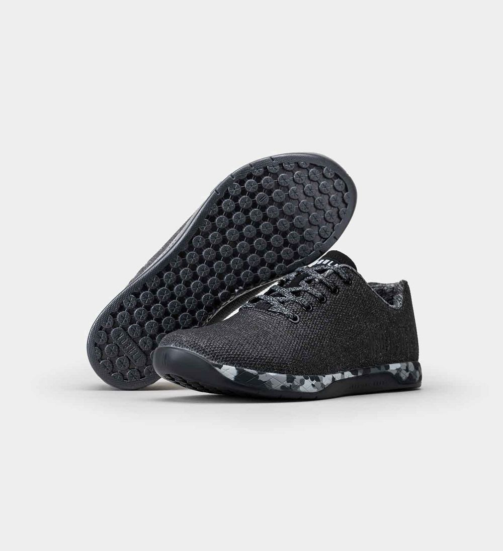 Men NOBULL OUTWORK Training Shoes Black Heather Granite | TYGHL-6940