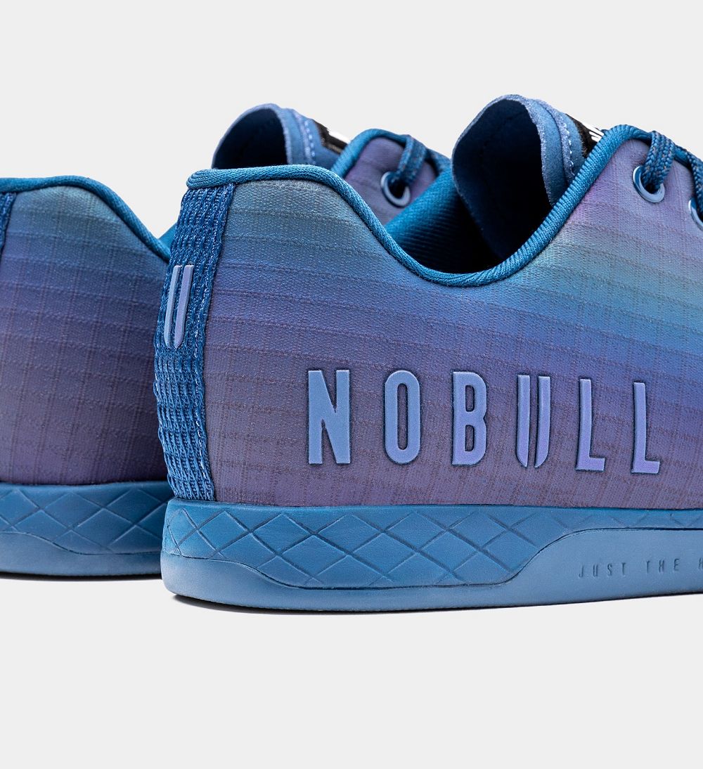 Men NOBULL OUTWORK Training Shoes Blue Opal Ripstop | TCZGI-0359