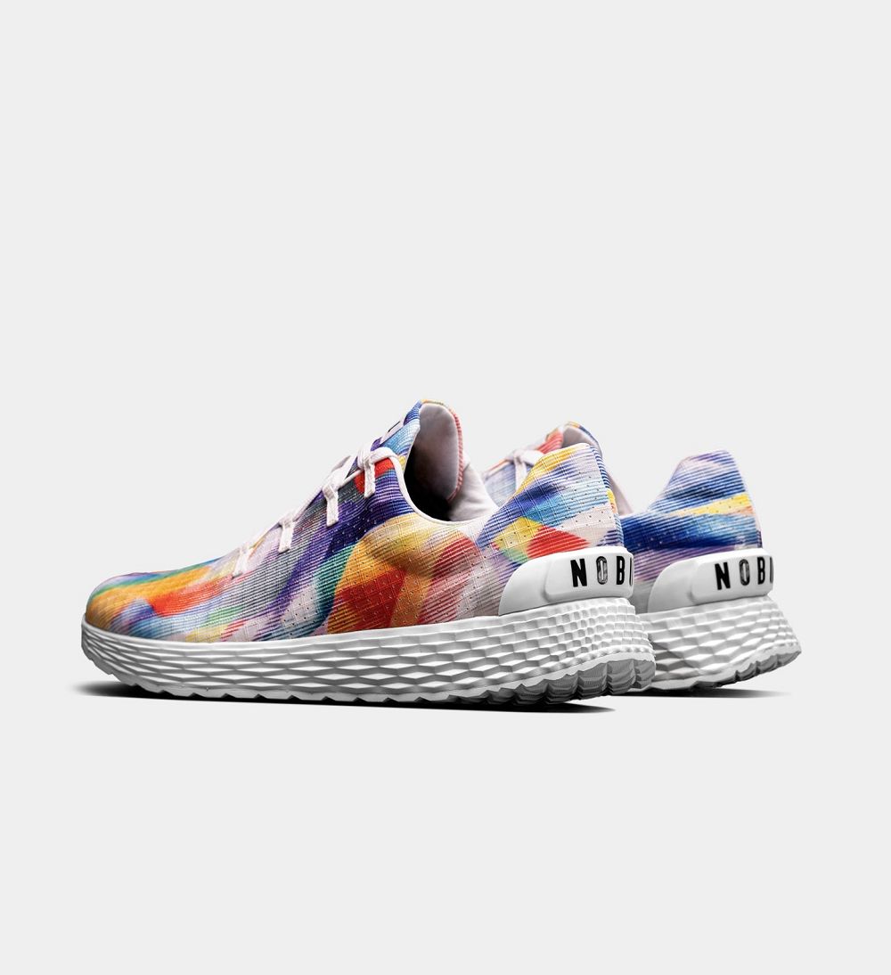 Men NOBULL Pride ALLDAY Running Shoes Rainbow | SUHZT-5341