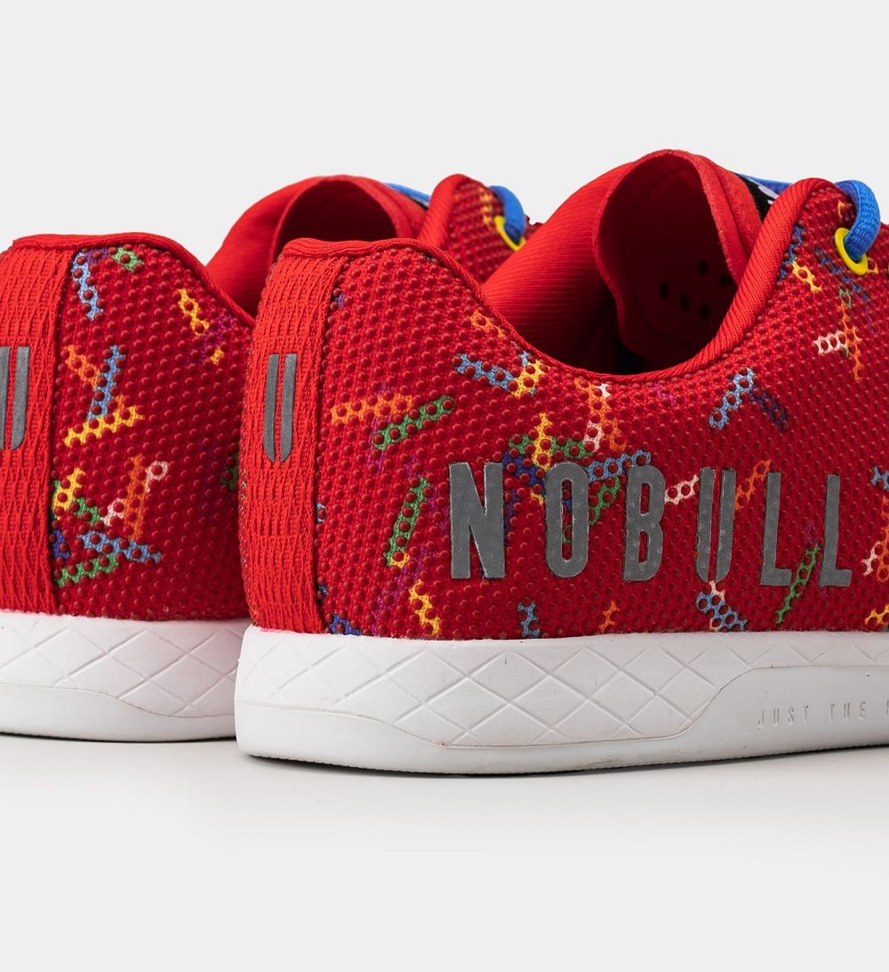 Men NOBULL Printed OUTWORK Training Shoes Red | LDZFT-9024