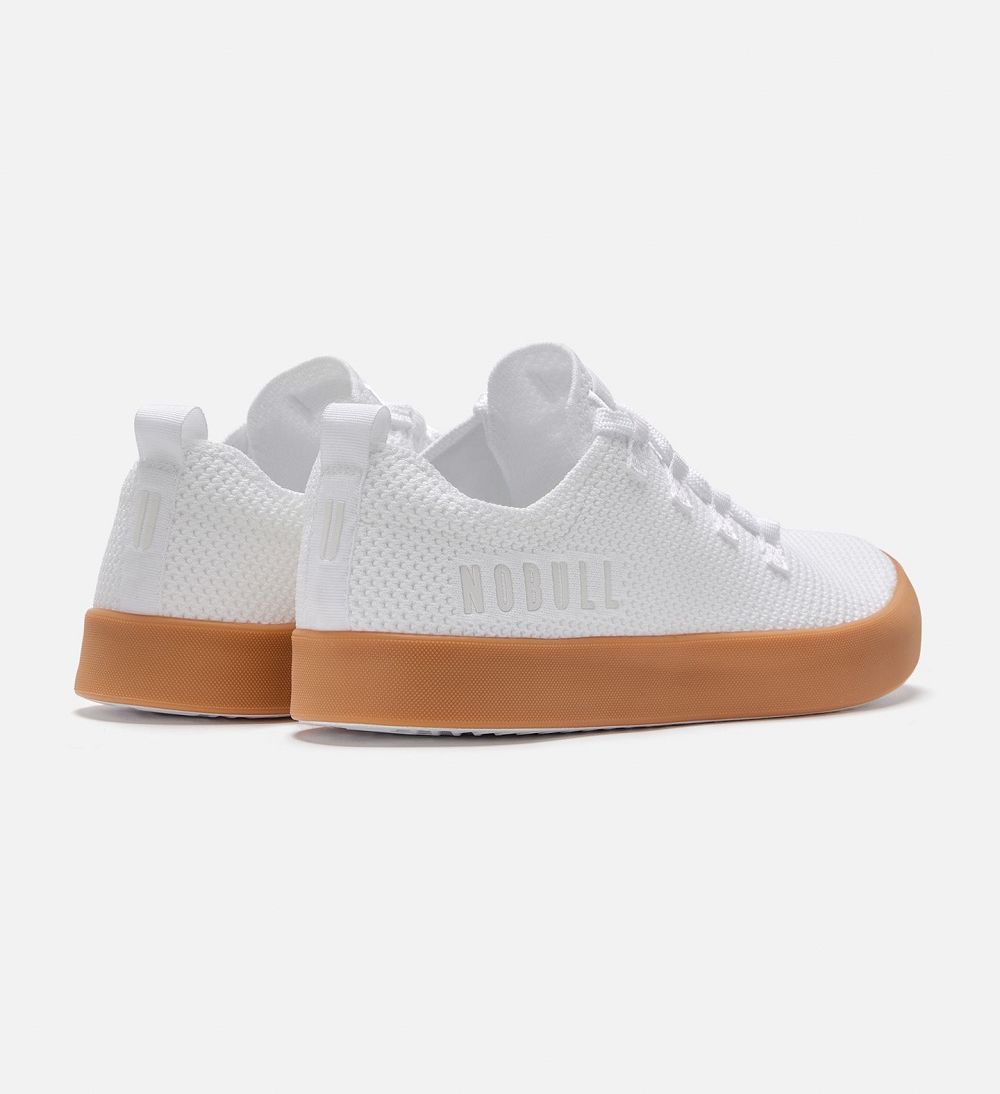 Men NOBULL RECS Training Shoes White Gum | IFDCW-5164