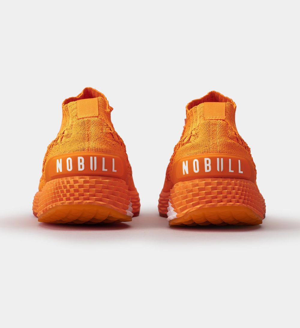 Men NOBULL Reflective ASPIRE Running Shoes Neon Orange Reflective | AWONU-3610