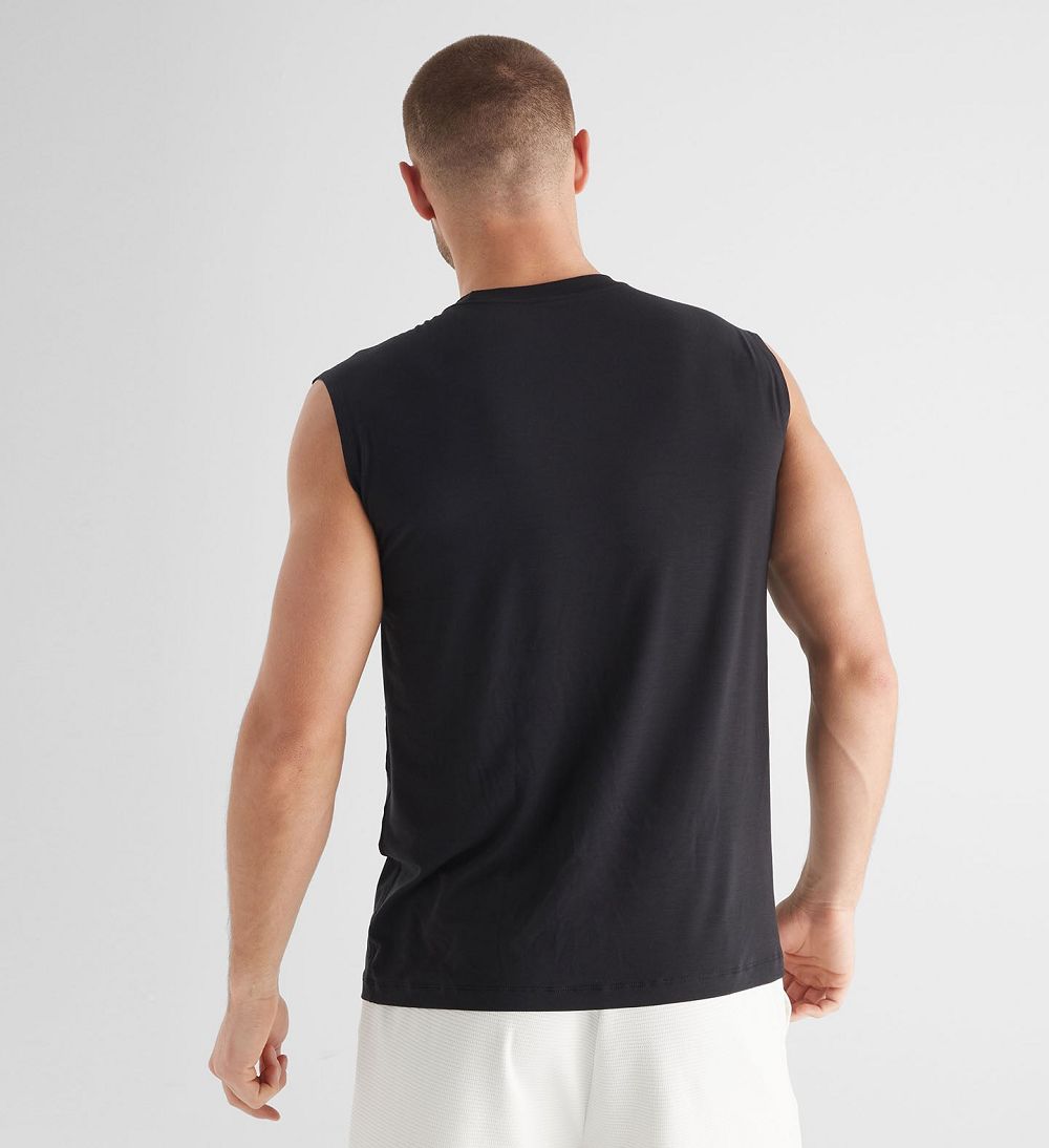 Men NOBULL Sleeveless Tanks Black | OKARE-5704