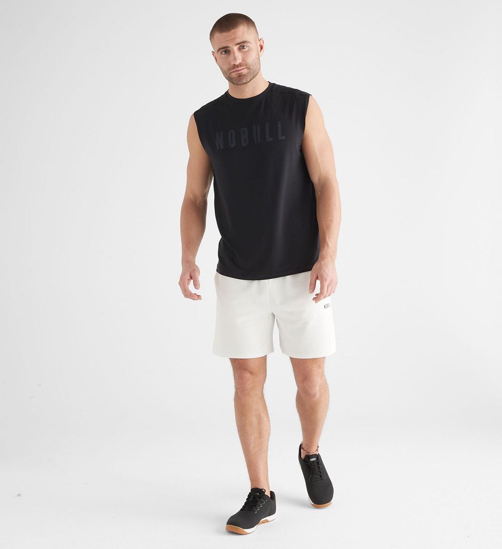 Men NOBULL Sleeveless Tanks Black | OKARE-5704