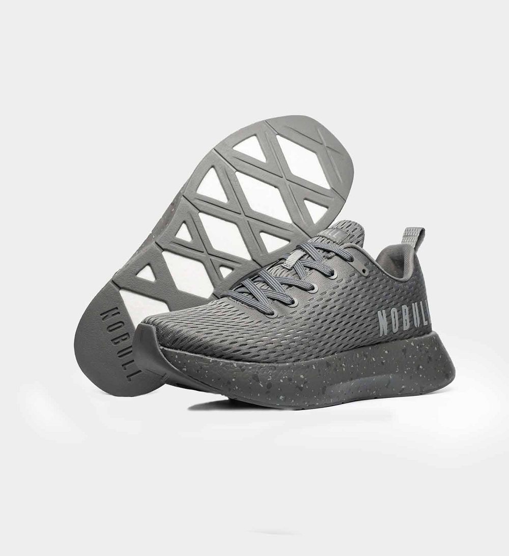 Men NOBULL Surface + Running Shoes Dark Grey Surface | FKQRU-0752