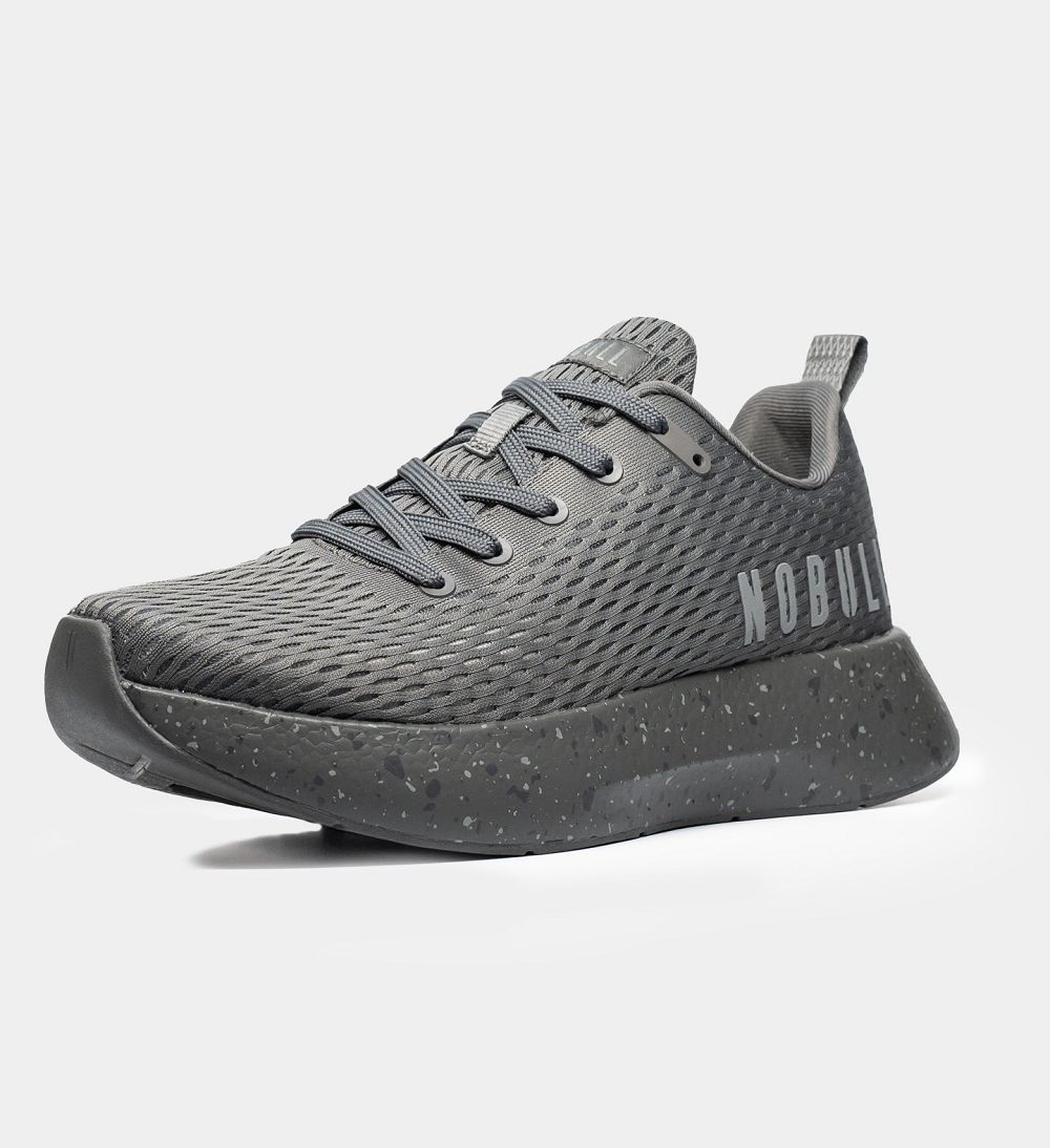 Men NOBULL Surface + Running Shoes Dark Grey Surface | FKQRU-0752