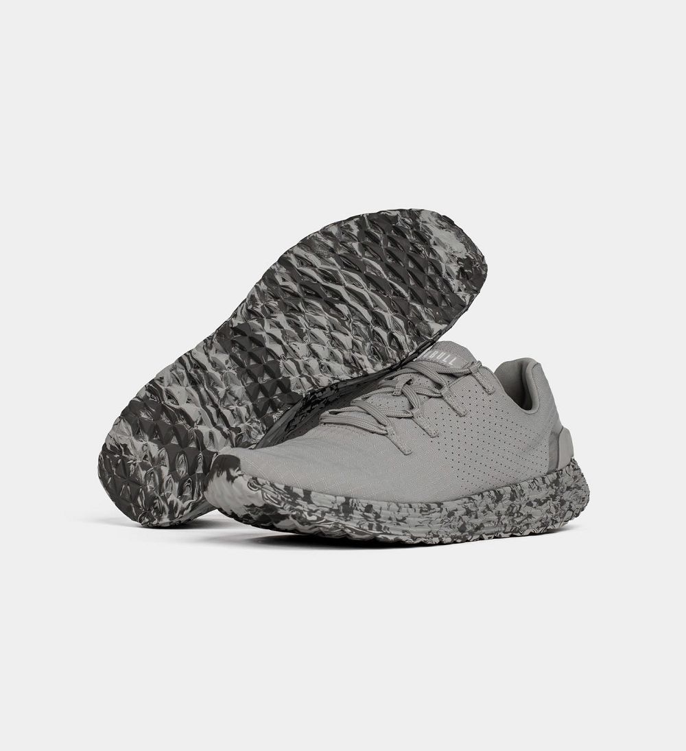 Men NOBULL Swirl ALLDAY Running Shoes Grey Swirl | MDQSC-4987