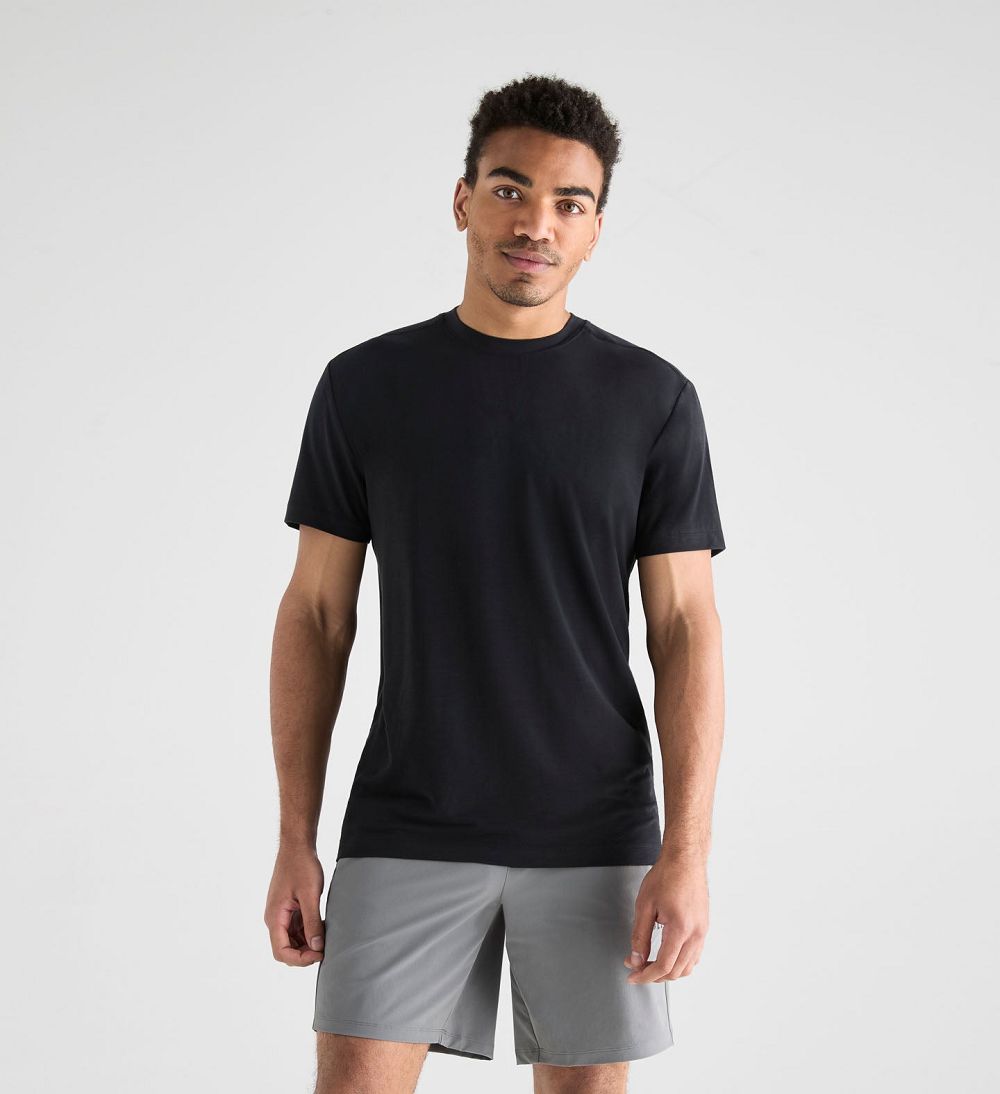 Men NOBULL T-Shirt Black | HTUEK-4836