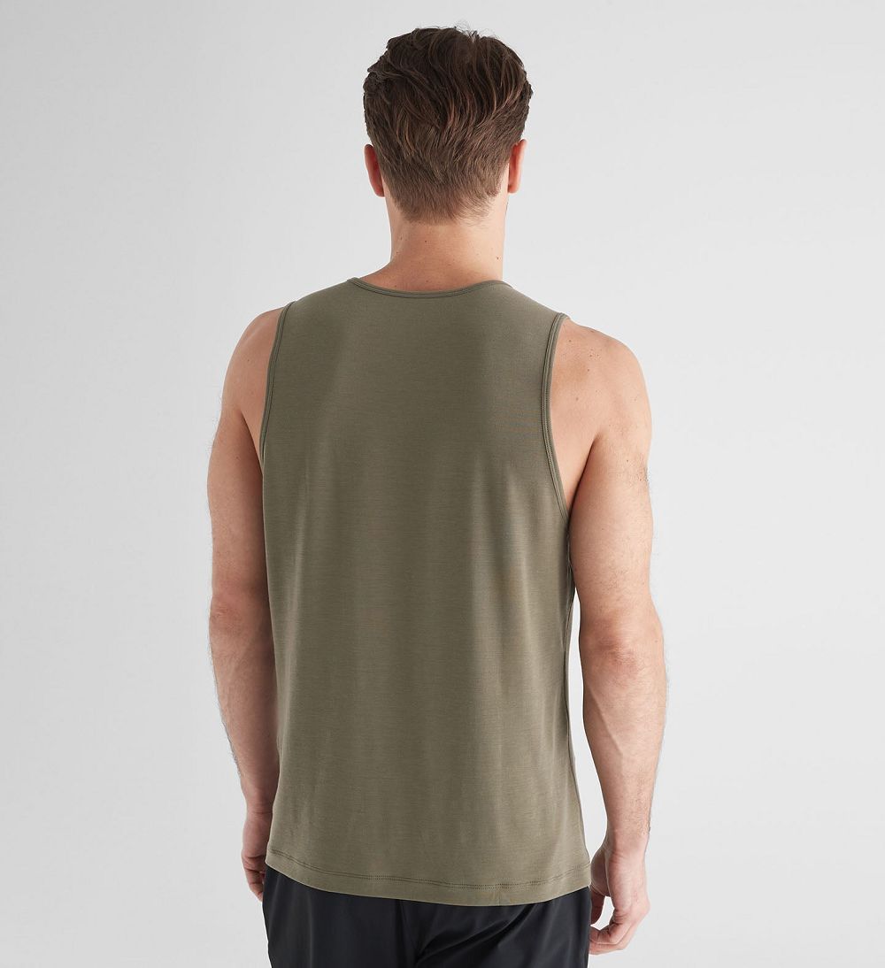 Men NOBULL Tanks Army Green | XGMLA-7960