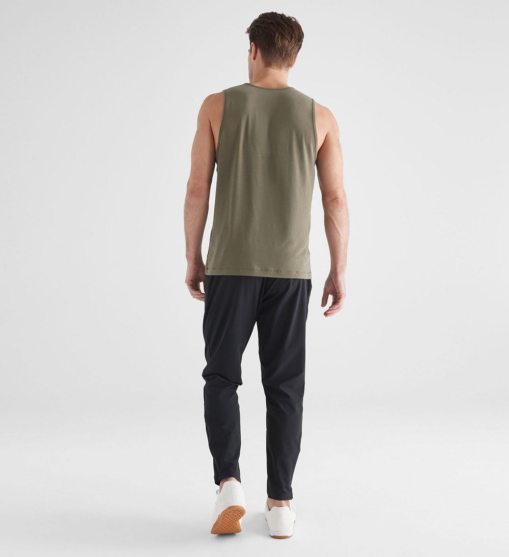 Men NOBULL Tanks Army Green | XGMLA-7960