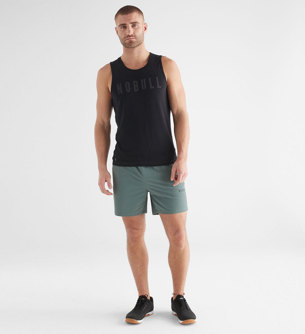 Men NOBULL Tanks Black | VEBOF-0276