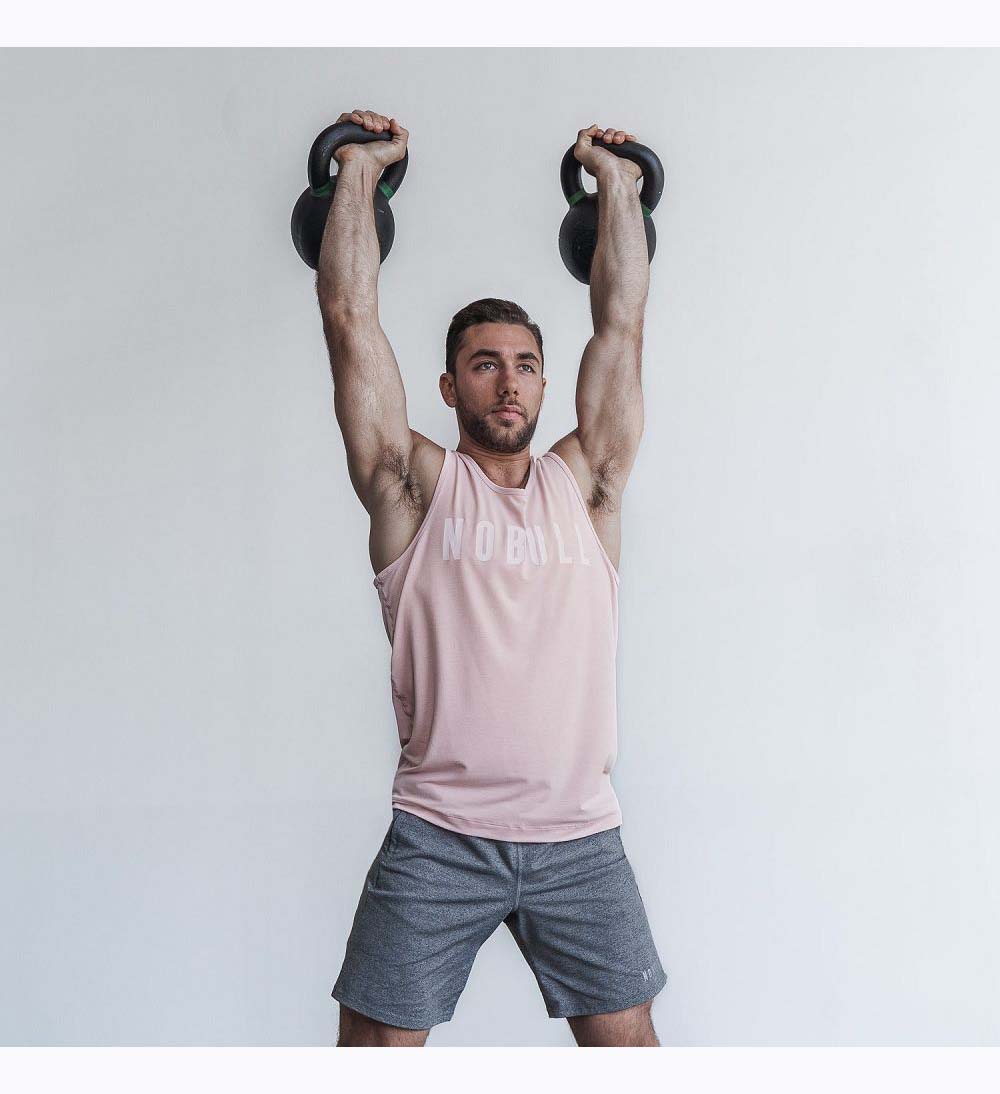 Men NOBULL Tanks Dusty Rose | JPRVB-3568