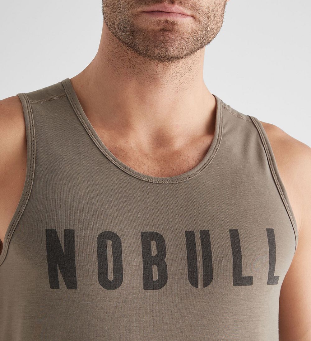 Men NOBULL Tanks Green | WMNAC-8752