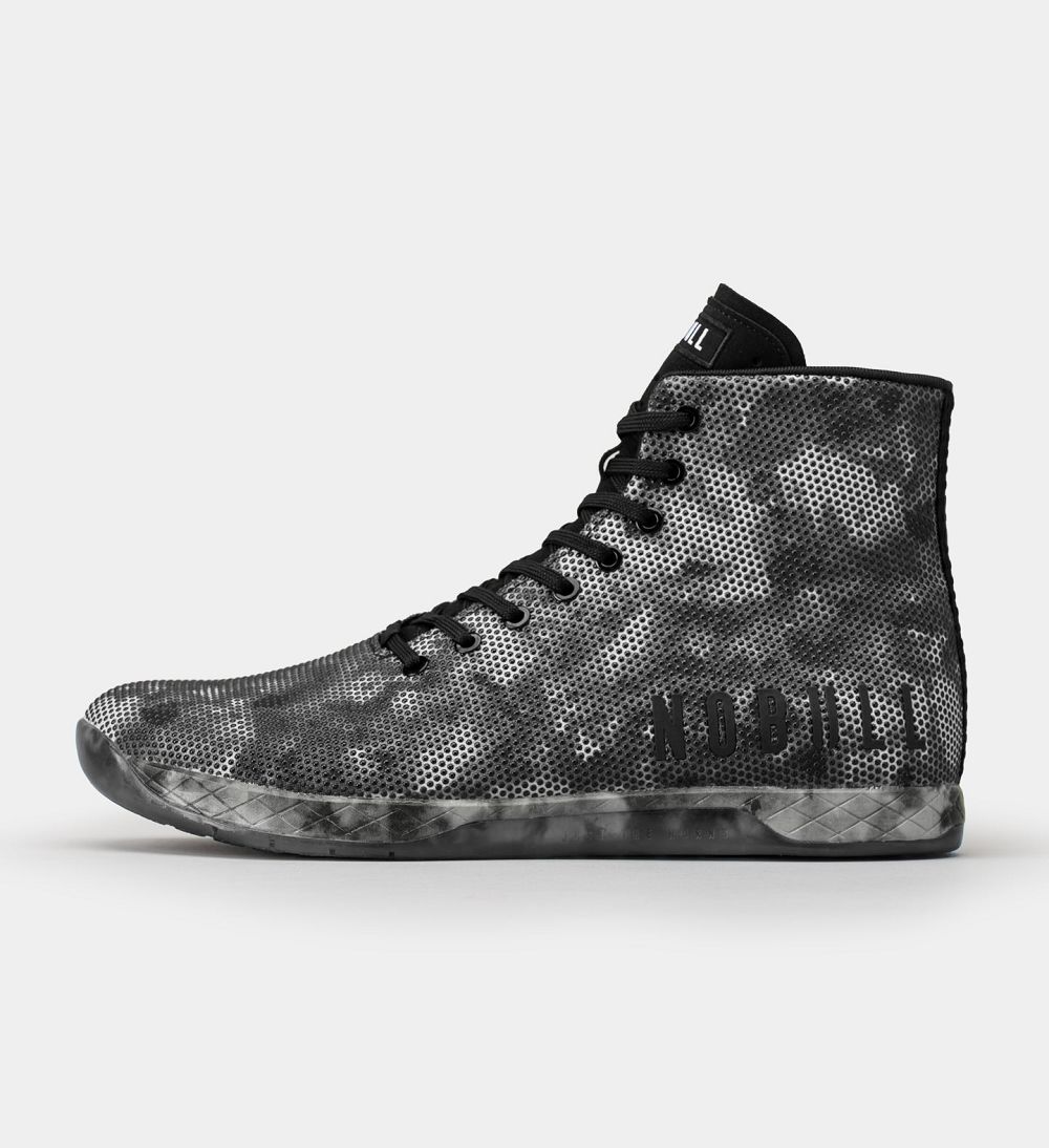 Men NOBULL Tie-Dye High-Top OUTWORK Training Shoes Shadow Tie-Dye | OJBWU-0756