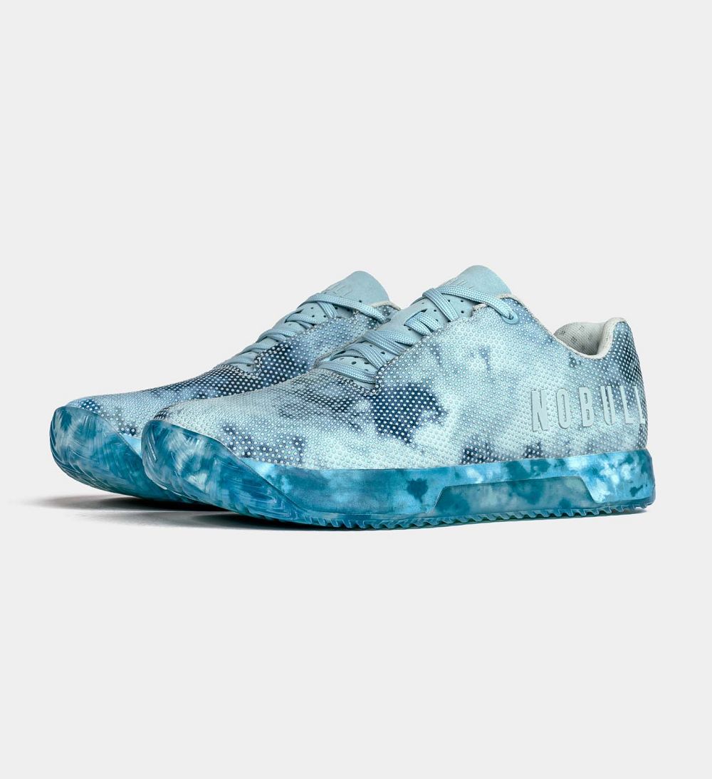 Men NOBULL Tie-Dye IMPACT Training Shoes Mint Tie-Dye | TXRPS-3562