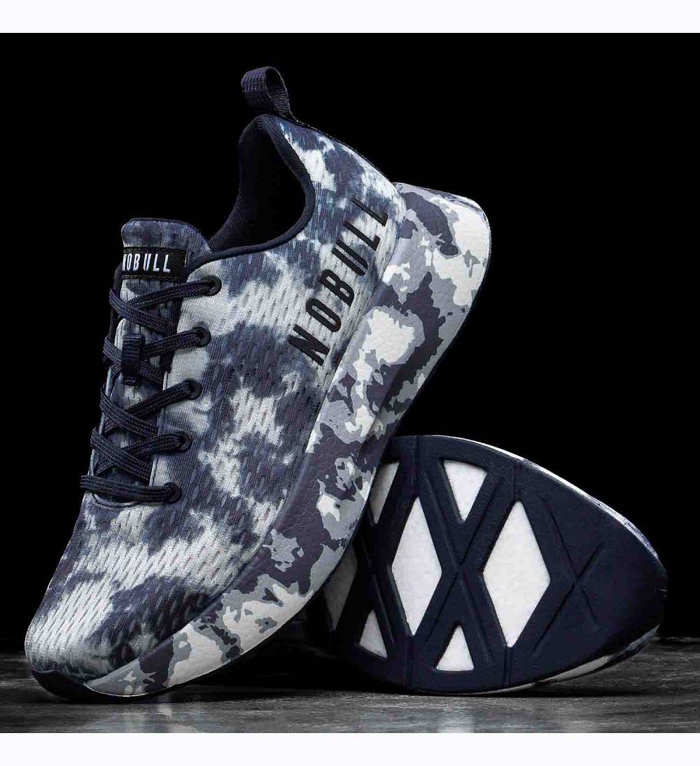 Men NOBULL Tie-Dye JOURNEY Running Shoes Ink Sky Tie-Dye | WHDCB-6428