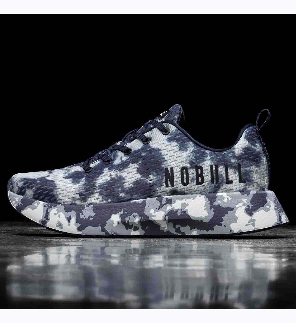 Men NOBULL Tie-Dye JOURNEY Running Shoes Ink Sky Tie-Dye | WHDCB-6428