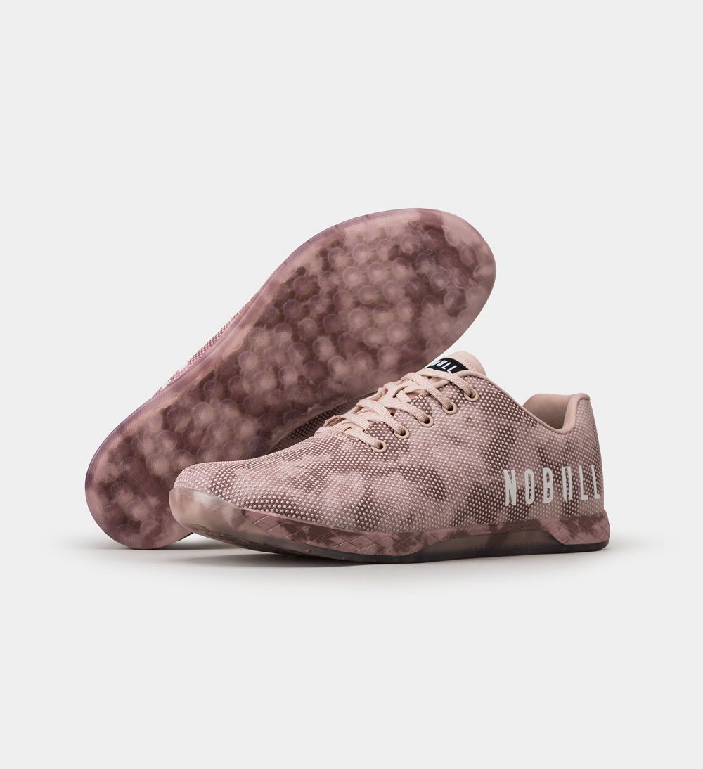 Men NOBULL Tie-Dye OUTWORK Training Shoes Dusty Rose Tie-Dye | IXNOA-7584