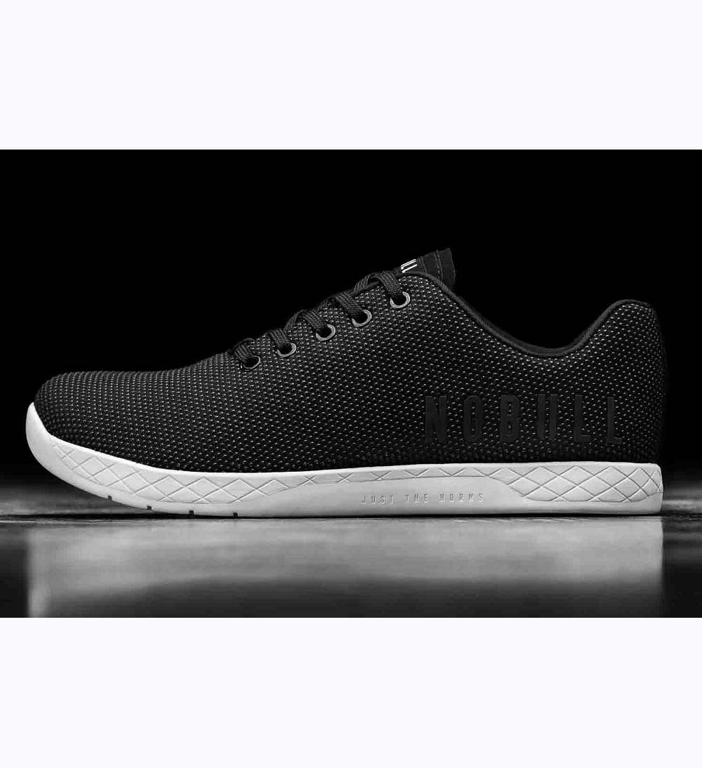 Men NOBULL Training Shoes Black White | VSBUG-6450