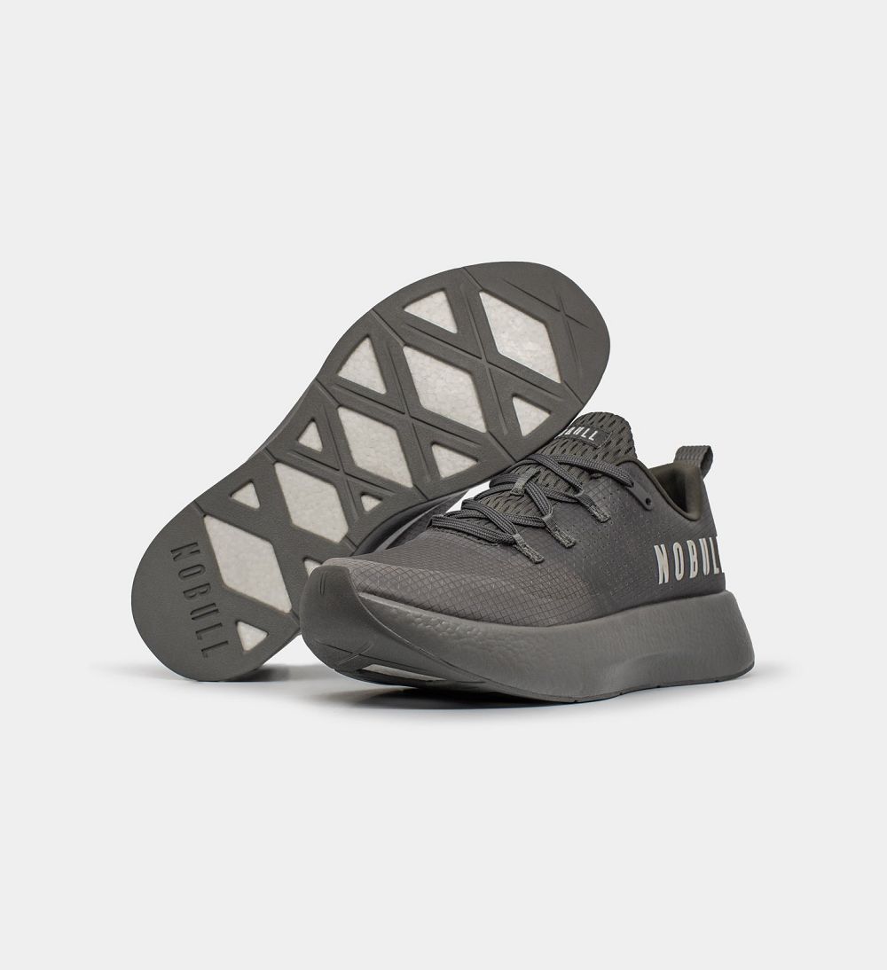 Men NOBULL Translucent JOURNEY Running Shoes Dark Grey | HFLDK-0349