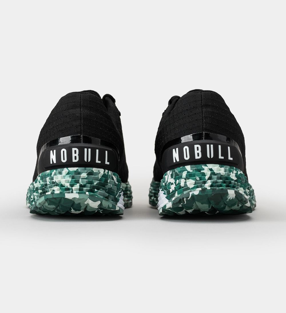 Men NOBULL Wild ALLDAY Running Shoes Black Wild Tide | KRQIG-5603