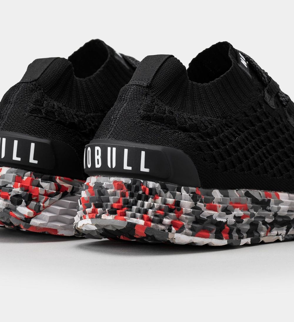 Men NOBULL Wild ASPIRE Running Shoes Black Camo | HOFUV-5108