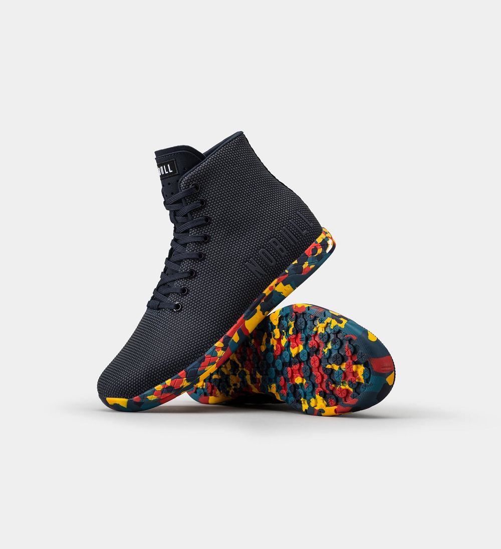 Men NOBULL Wild High-Top Training Shoes Black | ZCLTS-4870