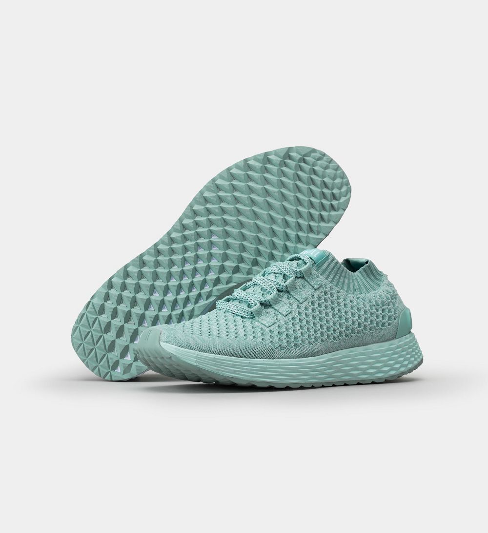 Women NOBULL ASPIRE Running Shoes Bright Aqua | VMSFE-1049