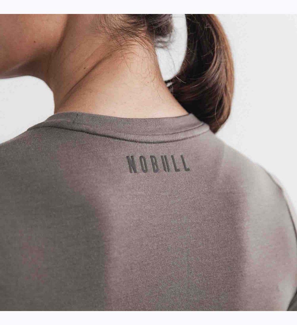 Women NOBULL Blended Merino Wool T-Shirt Green | CIMTD-6489