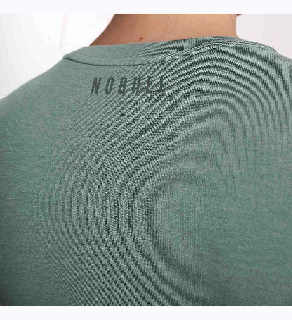 Women NOBULL Blended Merino Wool T-Shirt Dark Grey | ZJAPX-0267