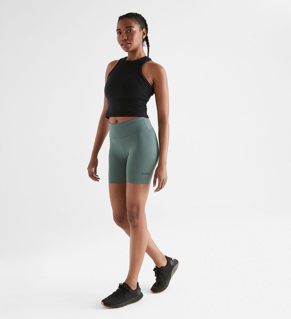 Women NOBULL Blended Merino Wool Tanks Black | ZRHIS-8761