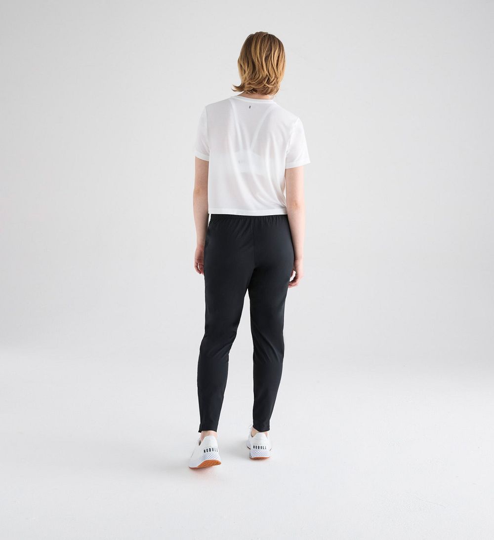 Women NOBULL Boxy T-Shirt White | HEFRJ-7589