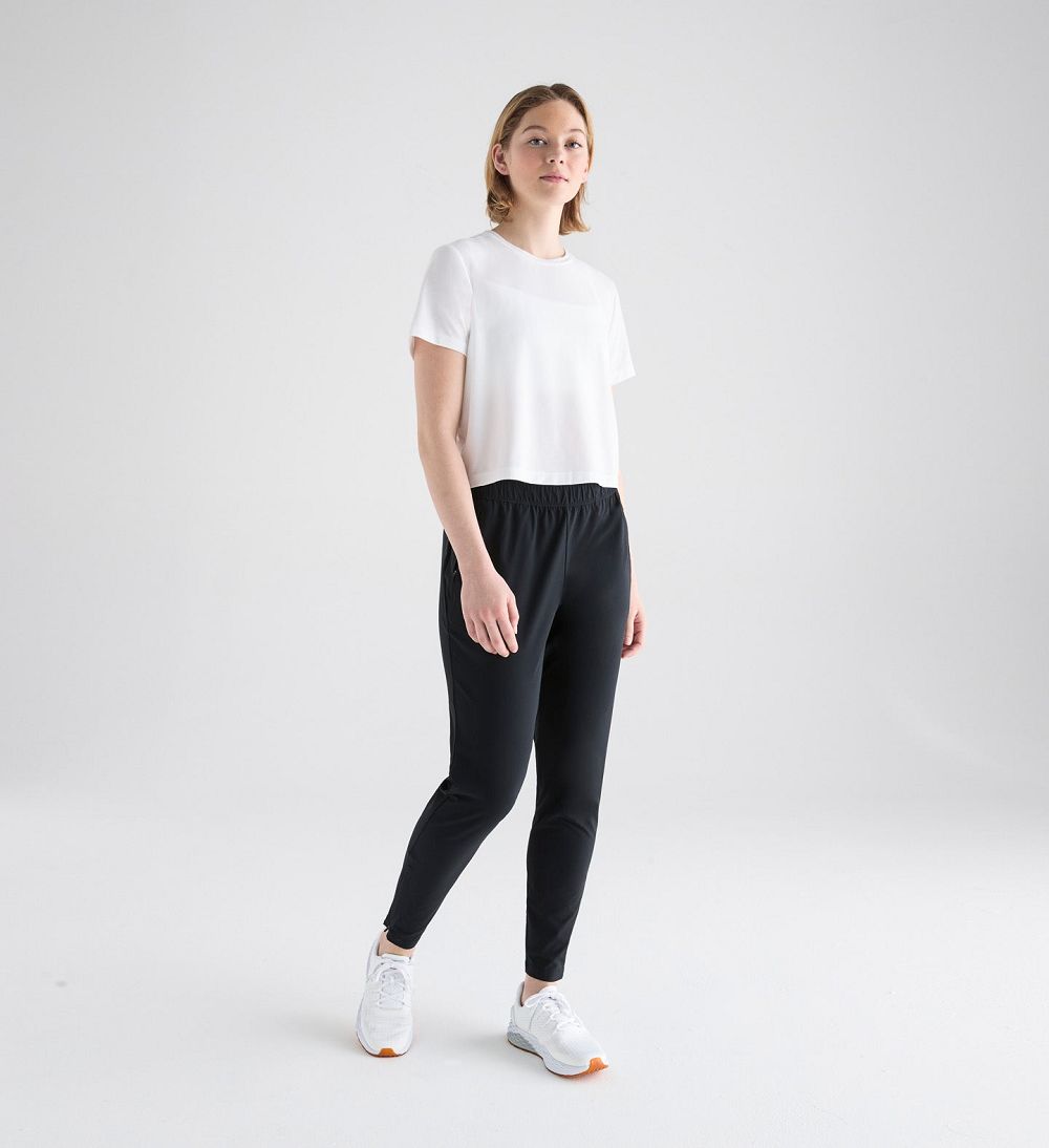 Women NOBULL Boxy T-Shirt White | TIPSC-9258